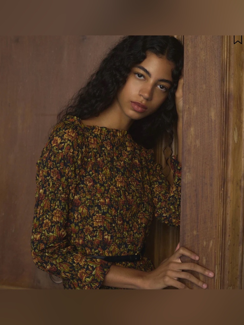 NWT Doen Cecillia Dress - Multi Floral Long-Sleeve Mini - Picture 3 of 9